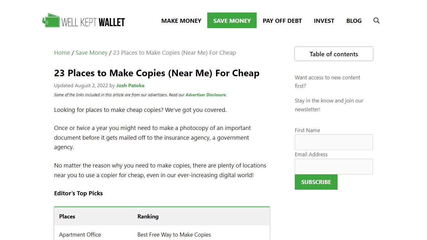 23 Places to Make Cheap Copies in 2022 (Near Me) - Well Kept Wallet